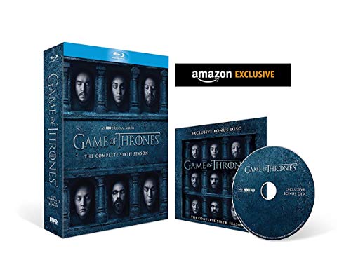 Game of Thrones - Season 6 with Bonus Disc (Exclusive to Amazon.co.uk) [Blu-ray] [Region Free] von Warner Home Video