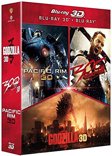 Godzilla + Pacific Rim + 300 : la naissance d'un empire [Combo Blu-ray 3D + Blu-ray 2D] von Warner Home Video