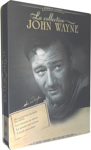 La Collection John Wayne - Coffret métal 4 DVD : Un silencieux au bout du canon / Les voleurs de train / Le renard des océans / L'allée sanglante [FR Import] von Warner Home Video