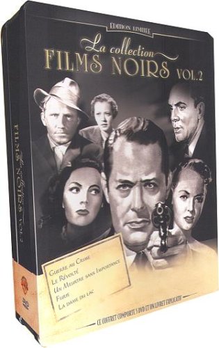 La Collection films noirs - Coffret métal 5 DVD : Guerre au crime / Furie / Le révolté / Un meurtre sans importance / La dame du lac de Robert Montgomery [FR Import] von Warner Home Video