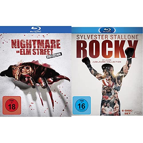 Nightmare on Elm Street - Collection [Blu-ray] & Rocky - Complete Saga [Blu-ray] von Warner Home Video