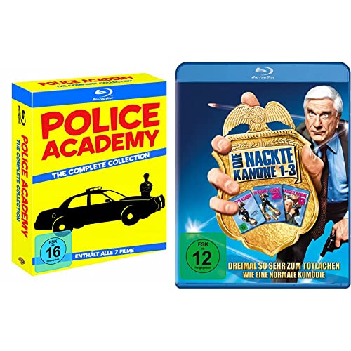 Police Academy Collection (7 Discs) [Blu-ray] (exklusiv bei Amazon.de) & Die nackte Kanone - Box-Set [Blu-ray] von Warner Home Video