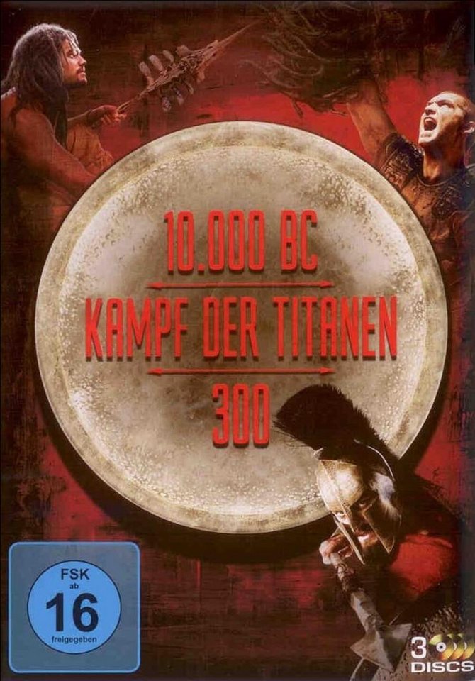 Warner Home Video DVD 10.000 B.C. & Kampf der Titanen & 300 von Warner Home Video