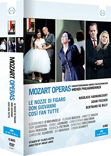 Mozart Opern: Cosi fan tutte - Don Giovanni - Le nozze di Figaro [6 DVDs] von Warner Music Group Germany
