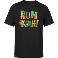Ruh-Roh! Clockwork Men's T-Shirt - Black - 3XL von Warner