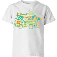 The Mystery Machine Kids' T-Shirt - White - 11-12 Jahre von Warner