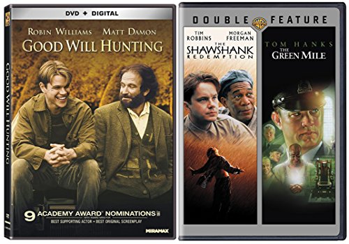 The Shawshank Redemption / The Green Mile Stephen King & Good Will Hunting Set [DVD] Bundle Triple Feature Movie Set von WarnerBrothers