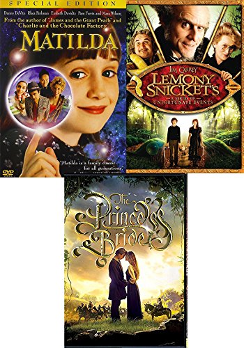 Kids Triple Fantasy Movie Pack Princess Bride/Lemony Snicket's Series of Unfortunate Events & Matilda Classic Family DVD 3 Feature Films Kids Triple Fantasy Movie Pack Princess Bride/Lemony Snicket's Series of Unfortunate Events & Matilda Classic Family DVD 3 Feature Films von WarnerHomeVideo