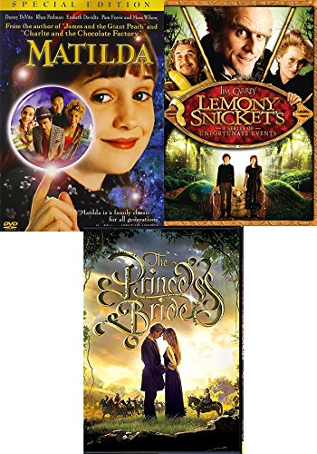 Kids Triple Fantasy Movie Pack Princess Bride/Lemony Snicket's Series of Unfortunate Events & Matilda Classic Family DVD 3 Feature Films von WarnerHomeVideo