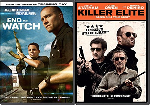 Killer Elite & End of Watch DVD Crime Action Movie Set Double Feature Bundle von WarnerHomeVideo