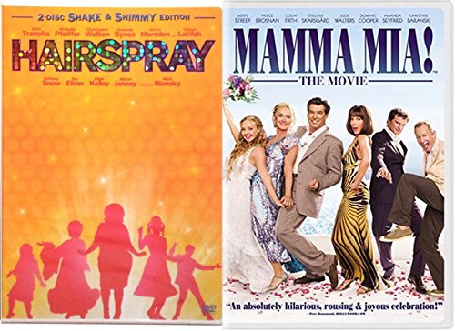 Mamma Mia! The Movie & Hairspray Musical DVD Set Special Edition 2 Disc & Bonus Videos Shimmy Shake Mamma Mia! The Movie & Hairspray Musical DVD Set Special Edition 2 Disc & Bonus Videos Shimmy Shake von WarnerHomeVideo