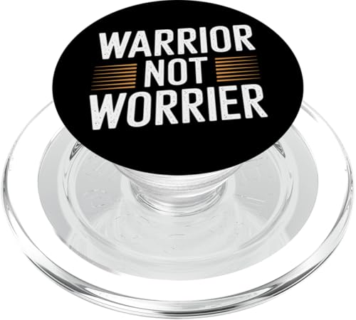 Krieger macht sich keine Sorgen PopSockets PopGrip für MagSafe von Warrior Not Worrier Quote
