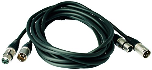 RockCable RCL30303D6 Mikrofonkabel 3.0m, XLR(F) - XLR(M) schwarz von Warwick