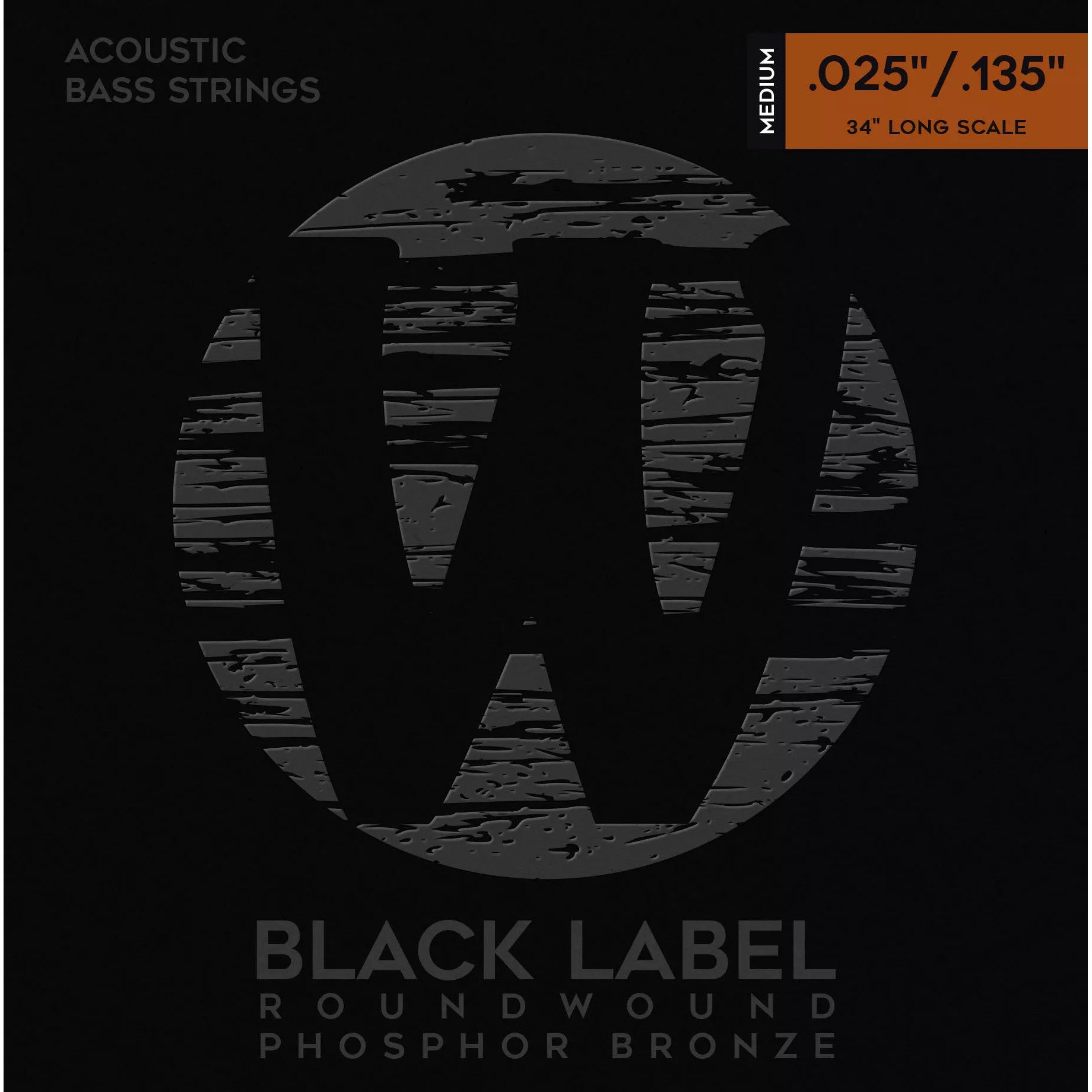 Warwick Black Label 36302 LOS Acoustic Phosphor Bronze 25-135 6-String Acoustic Bass Guitar Strings Warwick Black Label 36302 LOS Acoustic Phosphor Bronze 25-135 6-String Acoustic Bass Guitar Strings von Warwick
