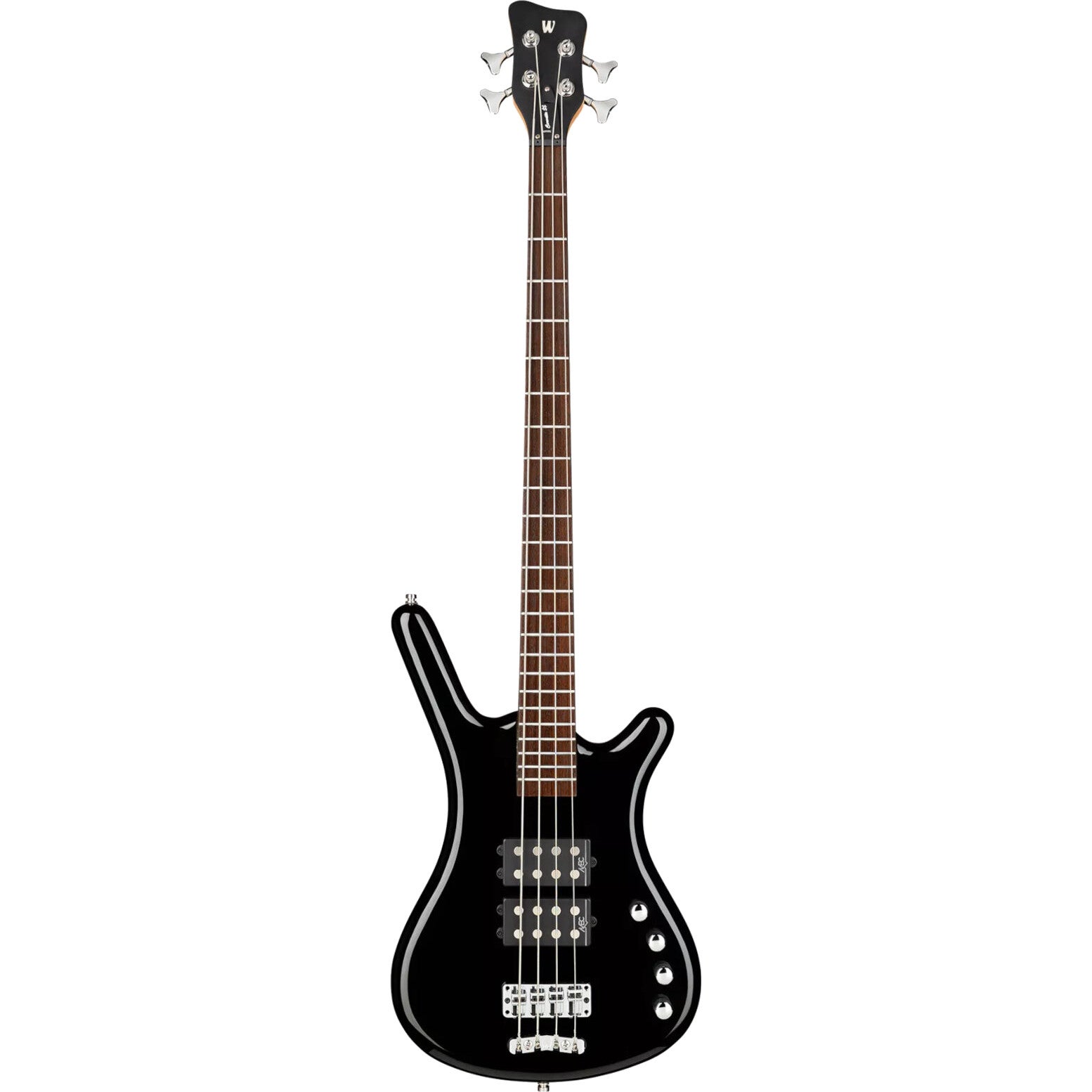 Warwick RockBass Corvette $$ 4-String Solid Black High Polish Electric Bass Guitar with Gig Bag Warwick RockBass Corvette $$ 4-String Solid Black High Polish Electric Bass Guitar with Gig Bag von Warwick