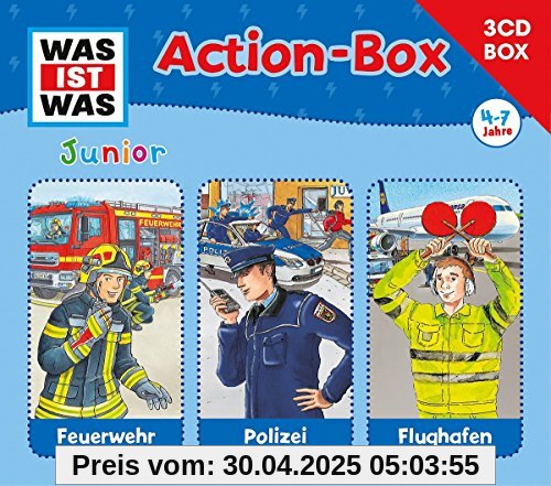 Was Ist Was Junior-3-CD Hörspielbox-Actionbox von Was Ist Was Junior