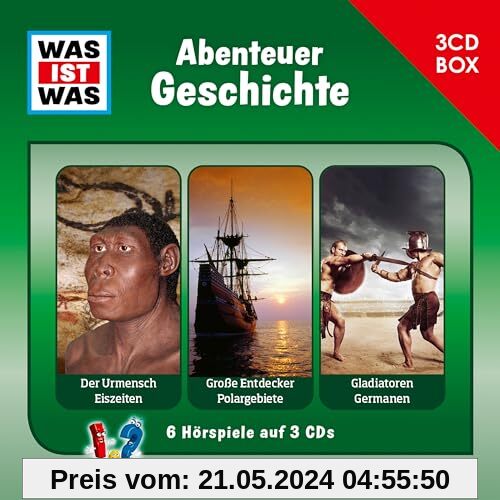 3-CD Hörspielbox Vol. 14 - Abenteuer Geschichte von Was Ist Was