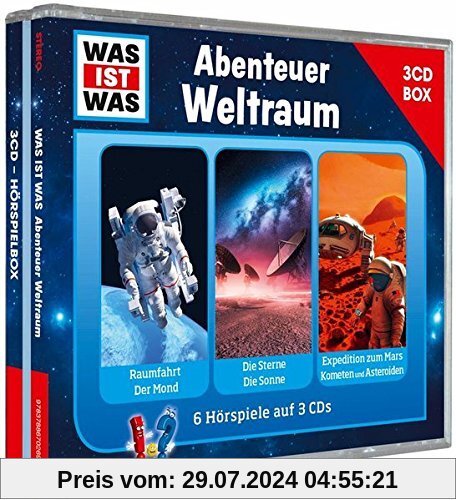 Was Ist Was 3-CD Hörspielbox Vol.6 - Abenteuer Weltraum von Was Ist Was