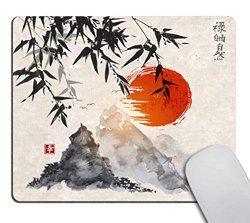 Wasach JapaneseTrees Gaming-Mauspad, Sonne und Berge, 240 x 200 x 3 mm Wasach JapaneseTrees Gaming-Mauspad, Sonne und Berge, 240 x 200 x 3 mm von Wasach