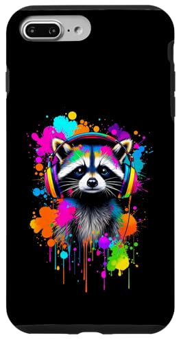 Waschbär Mit Kopfhörern Hülle für iPhone 7 Plus/8 Plus Waschbär Mit Kopfhörern Hülle für iPhone 7 Plus/8 Plus von Waschbär Mit Kopfhörern Designs