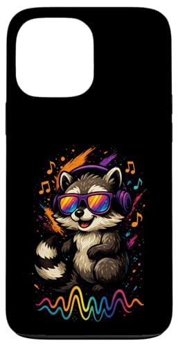 Waschbär Musik Kopfhörer Bunt Kunst Tiermotiven Hülle für iPhone 13 Pro Max Waschbär Musik Kopfhörer Bunt Kunst Tiermotiven Hülle für iPhone 13 Pro Max von Waschbären