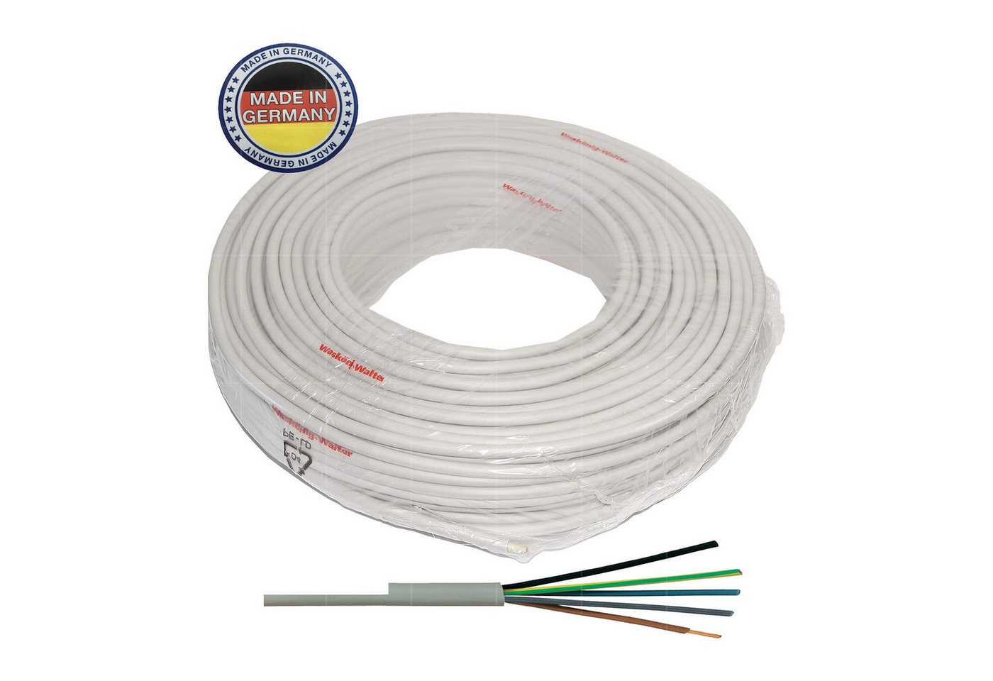 Waskönig NYM-J - 5 X 1,5 (50M) Stromkabel von Waskönig