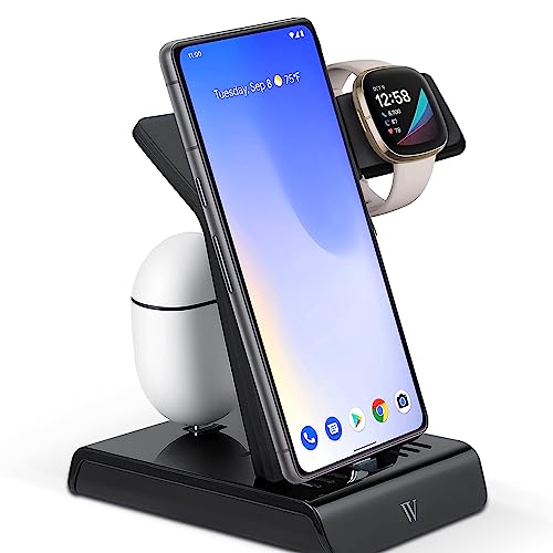 Wasserstein 3-in-1 Google Pixel Ladegerät für Fitbit, Google Pixel, Pixel Buds und USB-C Geräte - Made for Fitbit & Made for Google Certified - Laden Sie Fitbit und USB-C Geräte gleichzeitig Wasserstein 3-in-1 Google Pixel Ladegerät für Fitbit, Google Pixel, Pixel Buds und USB-C Geräte - Made for Fitbit & Made for Google Certified - Laden Sie Fitbit und USB-C Geräte gleichzeitig von Wasserstein