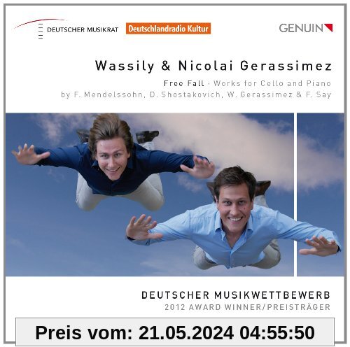 Free Fall-Werke für Violoncello und Klavier-Deutscher Musikwettbewerb 2012 Award Winner von Wassily Gerassimez
