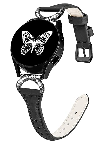 Watbro Lederarmband, kompatibel mit Samsung Galaxy Watch 6 Classic & Active 2 – 20 mm schlankes Band für Galaxy Watch 5 Pro Watbro Lederarmband, kompatibel mit Samsung Galaxy Watch 6 Classic & Active 2 – 20 mm schlankes Band für Galaxy Watch 5 Pro von Watbro