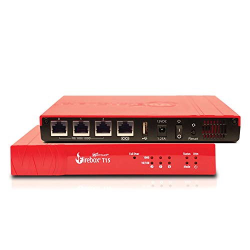 WatchGuard Firebox T15 Netzwerk-Sicherheits-Firewall mit 3 Jahren Total Security Suite für Zuhause und kleine Unternehmen (WGT15643-WW) von Watchguard