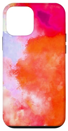 Hülle für iPhone 12 mini Orange Rot Pink Farbverlauf Hülle für iPhone 12 mini Orange Rot Pink Farbverlauf von Watercolor Color Change Gradient Background