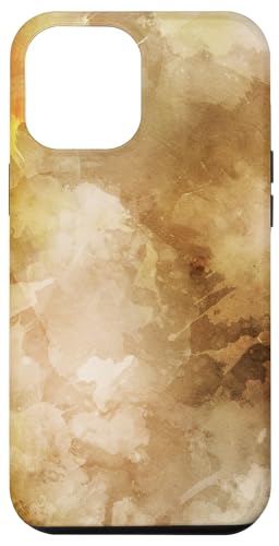 Hülle für iPhone 15 Plus Weiß Braun Beige Wolken Farbverlauf Hülle für iPhone 15 Plus Weiß Braun Beige Wolken Farbverlauf von Watercolor Color Change Gradient Background