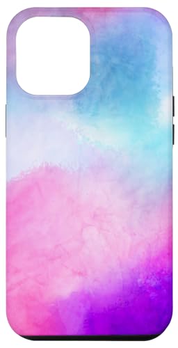 Hülle für iPhone 15 Plus Wolken Türkis Rosa Lila Farbverlauf Hülle für iPhone 15 Plus Wolken Türkis Rosa Lila Farbverlauf von Watercolor Color Change Gradient Background