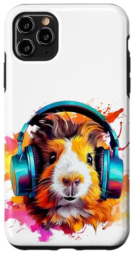 Watercolor Kopfhörer Lustiges Meerschweinchen Hülle für iPhone 11 Pro Max Watercolor Kopfhörer Lustiges Meerschweinchen Hülle für iPhone 11 Pro Max von Watercolor Funny Guinea Pig with Headphones