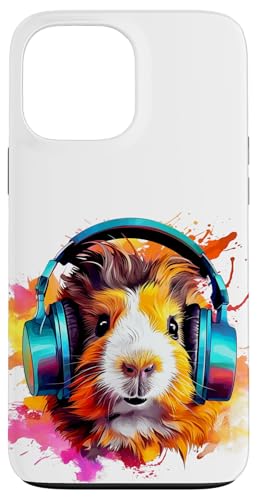 Watercolor Kopfhörer Lustiges Meerschweinchen Hülle für iPhone 13 Pro Max Watercolor Kopfhörer Lustiges Meerschweinchen Hülle für iPhone 13 Pro Max von Watercolor Funny Guinea Pig with Headphones