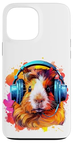Watercolor Kopfhörer Lustiges Meerschweinchen Hülle für iPhone 13 Pro Max Watercolor Kopfhörer Lustiges Meerschweinchen Hülle für iPhone 13 Pro Max von Watercolor Funny Guinea Pig with Headphones