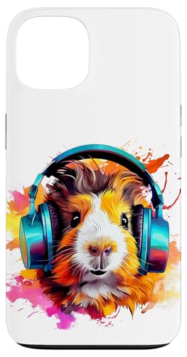 Watercolor Kopfhörer Lustiges Meerschweinchen Hülle für iPhone 13 Watercolor Kopfhörer Lustiges Meerschweinchen Hülle für iPhone 13 von Watercolor Funny Guinea Pig with Headphones