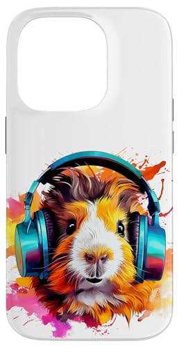 Watercolor Kopfhörer Lustiges Meerschweinchen Hülle für iPhone 14 Pro Watercolor Kopfhörer Lustiges Meerschweinchen Hülle für iPhone 14 Pro von Watercolor Funny Guinea Pig with Headphones