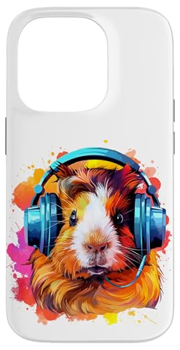 Watercolor Kopfhörer Lustiges Meerschweinchen Hülle für iPhone 14 Pro Watercolor Kopfhörer Lustiges Meerschweinchen Hülle für iPhone 14 Pro von Watercolor Funny Guinea Pig with Headphones