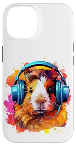 Watercolor Kopfhörer Lustiges Meerschweinchen Hülle für iPhone 14 Watercolor Kopfhörer Lustiges Meerschweinchen Hülle für iPhone 14 von Watercolor Funny Guinea Pig with Headphones