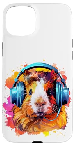 Watercolor Kopfhörer Lustiges Meerschweinchen Hülle für iPhone 15 Plus Watercolor Kopfhörer Lustiges Meerschweinchen Hülle für iPhone 15 Plus von Watercolor Funny Guinea Pig with Headphones