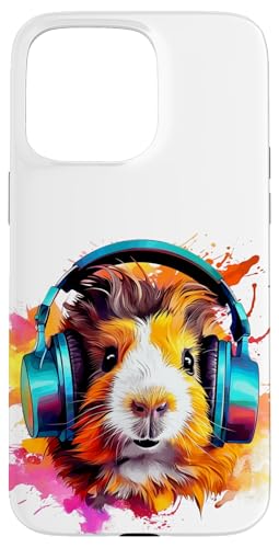 Watercolor Kopfhörer Lustiges Meerschweinchen Hülle für iPhone 15 Pro Max Watercolor Kopfhörer Lustiges Meerschweinchen Hülle für iPhone 15 Pro Max von Watercolor Funny Guinea Pig with Headphones