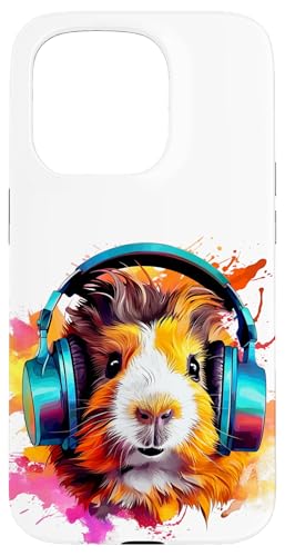 Watercolor Kopfhörer Lustiges Meerschweinchen Hülle für iPhone 15 Pro Watercolor Kopfhörer Lustiges Meerschweinchen Hülle für iPhone 15 Pro von Watercolor Funny Guinea Pig with Headphones