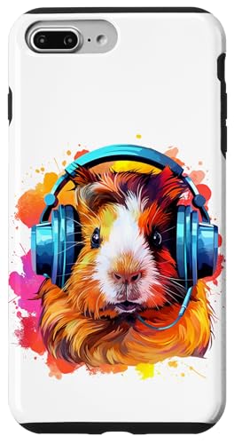 Watercolor Kopfhörer Lustiges Meerschweinchen Hülle für iPhone 7 Plus/8 Plus Watercolor Kopfhörer Lustiges Meerschweinchen Hülle für iPhone 7 Plus/8 Plus von Watercolor Funny Guinea Pig with Headphones