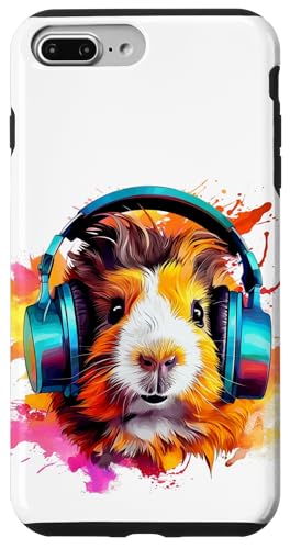 Watercolor Kopfhörer Lustiges Meerschweinchen Hülle für iPhone 7 Plus/8 Plus Watercolor Kopfhörer Lustiges Meerschweinchen Hülle für iPhone 7 Plus/8 Plus von Watercolor Funny Guinea Pig with Headphones
