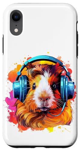 Watercolor Kopfhörer Lustiges Meerschweinchen Hülle für iPhone XR Watercolor Kopfhörer Lustiges Meerschweinchen Hülle für iPhone XR von Watercolor Funny Guinea Pig with Headphones