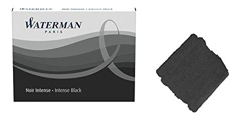 WATERMAN Ink Refill Cartridges for Fountain Pens, Black, 8-Pack (S0712991) by Waterman von Waterman