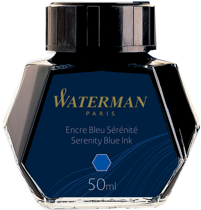 WATERMAN Tinte, florida blau, Inhalt: 50 ml im Glas von Waterman
