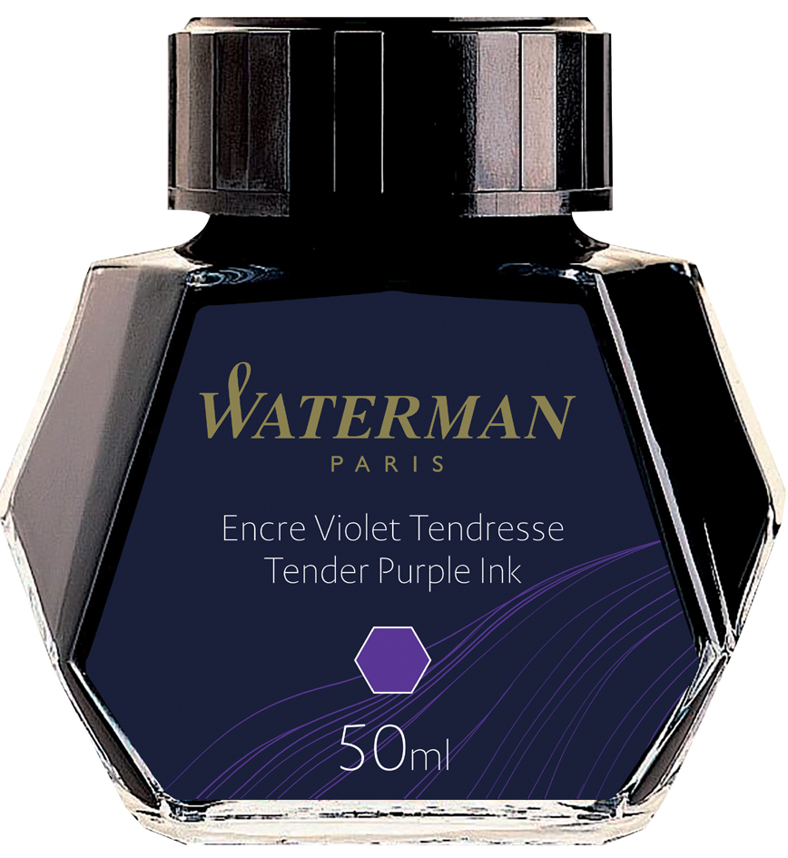 WATERMAN Tinte, violett, Inhalt: 50 ml im Glas von Waterman