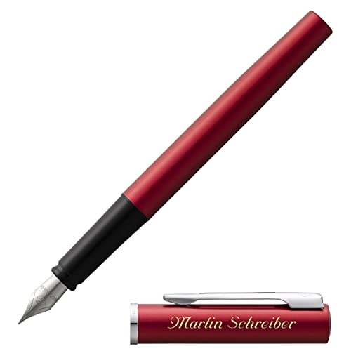 Waterman Füllfederhalter Allure Rot C.C. 2068194 mit Laser-Gravur von Waterman